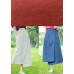 Women's white skirt, loose high waist A-line skirt